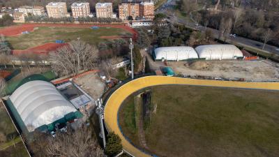 LAVORI MOTOVELODROMO CAMPO SCUOLA FERRARA