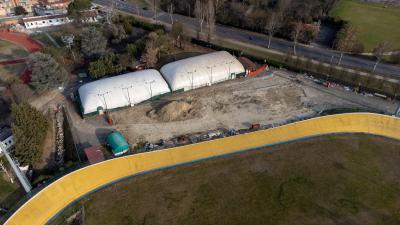 LAVORI MOTOVELODROMO CAMPO SCUOLA FERRARA