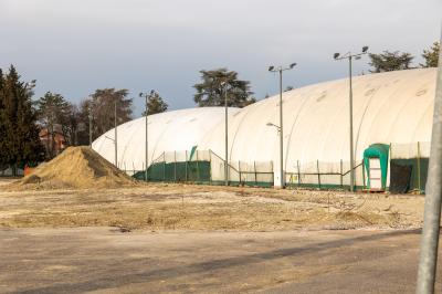 LAVORI MOTOVELODROMO CAMPO SCUOLA FERRARA