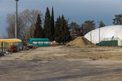 LAVORI MOTOVELODROMO CAMPO SCUOLA FERRARA