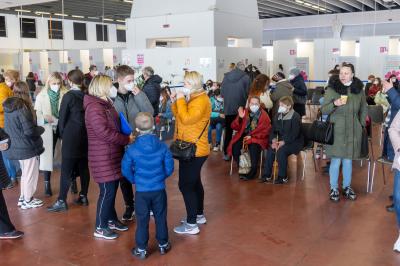 VACCINAZIONE PROFUGHI UCRAINA FERRARA