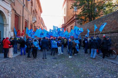 PRESIDIO SINDACATI PREFETTURA FERRARA