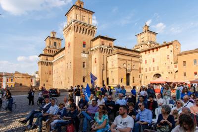 COMIZIO CARLO CALENDA AZIONE FERRARA