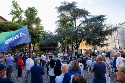 COMIZIO CARLO CALENDA AZIONE FERRARA