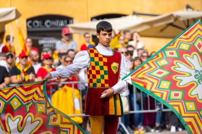 PALIO BANDIERE IN PIAZZA FERRARA