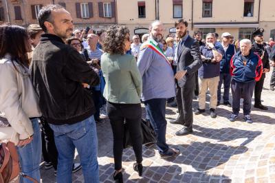 INAUGURAZIONE PIAZZA CORTEVECCHIA FERRARA