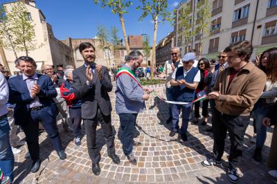 INAUGURAZIONE PIAZZA CORTEVECCHIA FERRARA