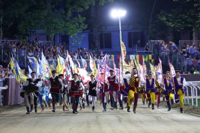 PALIO PIAZZA ARIOSTEA 2024 FERRARA