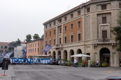 PROTESTA ULTRAS CONTRO TACOPINA FERRARA