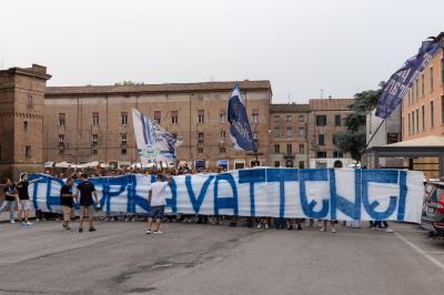 PROTESTA ULTRAS CONTRO TACOPINA FERRARA