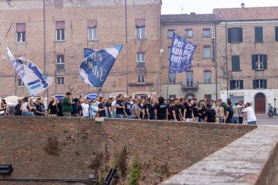 PROTESTA ULTRAS CONTRO TACOPINA FERRARA