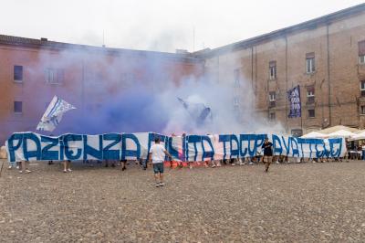 PROTESTA ULTRAS CONTRO TACOPINA FERRARA