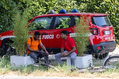 INCENDIO FABBRICA VETRORESINA MIGLIARINO