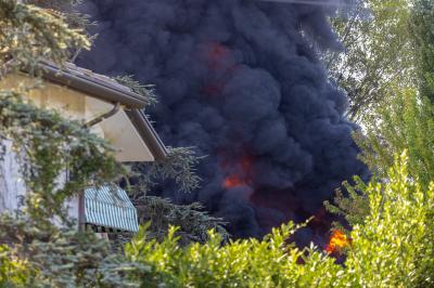 INCENDIO FABBRICA VETRORESINA MIGLIARINO