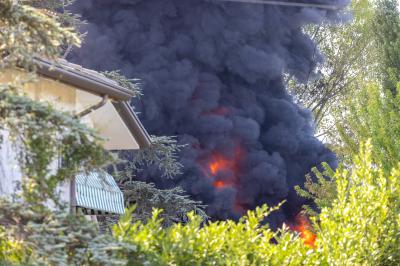 INCENDIO FABBRICA VETRORESINA MIGLIARINO