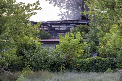 INCENDIO FABBRICA VETRORESINA MIGLIARINO