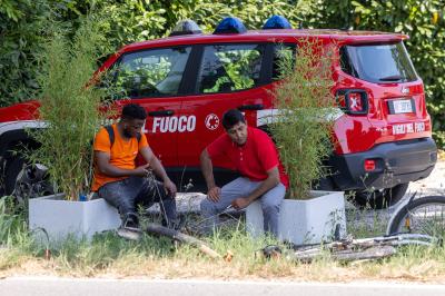 INCENDIO FABBRICA VETRORESINA MIGLIARINO