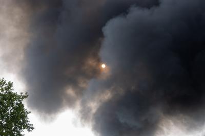 INCENDIO FABBRICA VETRORESINA MIGLIARINO