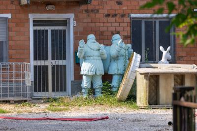 INCENDIO FABBRICA VETRORESINA MIGLIARINO