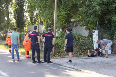 INCENDIO FABBRICA VETRORESINA MIGLIARINO