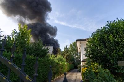 INCENDIO FABBRICA VETRORESINA MIGLIARINO