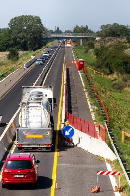 LAVORI SUPERSTRADA FERRARA MARE