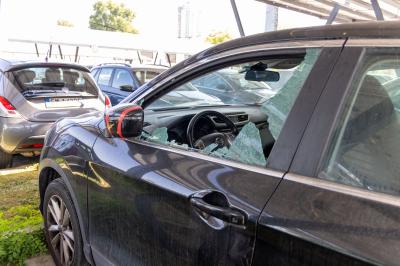 VANDALI PARCHEGGIO VIA DEL LAVORO FERRARA