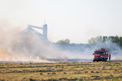 INCENDIO GRANO VIA GRAMICIA FERRARA