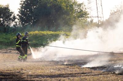 INCENDIO GRANO VIA GRAMICIA FERRARA