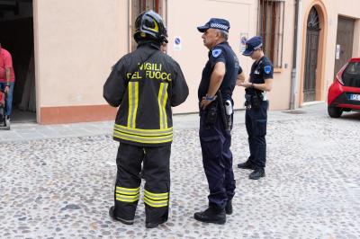 INCENDIO GARAGE VIA PAGLIA FERRARA