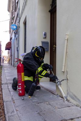 FUGA DI GAS VIA CAMPOSABBIONARIO FERRARA