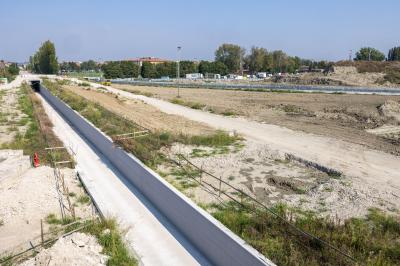 CANTIERE INTERRAMENTO FERROVIA FERRARA