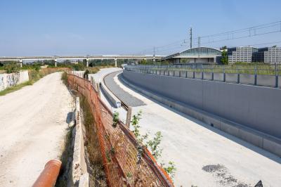 CANTIERE INTERRAMENTO FERROVIA FERRARA