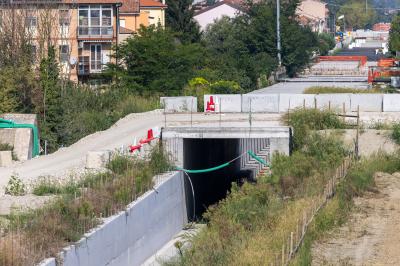 CANTIERE INTERRAMENTO FERROVIA FERRARA