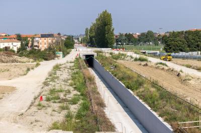 CANTIERE INTERRAMENTO FERROVIA FERRARA