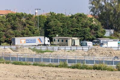 CANTIERE INTERRAMENTO FERROVIA FERRARA