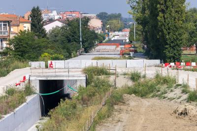 CANTIERE INTERRAMENTO FERROVIA FERRARA