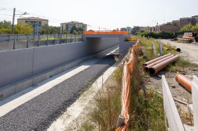 CANTIERE INTERRAMENTO FERROVIA FERRARA