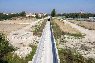 CANTIERE INTERRAMENTO FERROVIA FERRARA