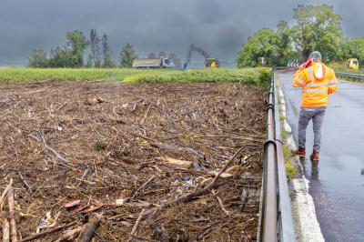 ALLUVIONE DETRITI PONTE SANT'ANTONIO