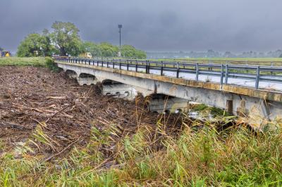 ALLUVIONE DETRITI PONTE SANT'ANTONIO