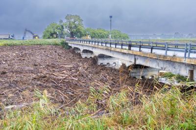 ALLUVIONE DETRITI PONTE SANT'ANTONIO