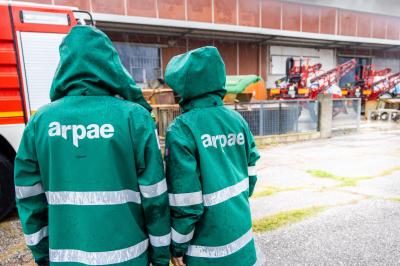 INCENDIO CAPANNONE SAN NICOLO'