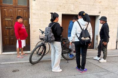 CADUTA IN BICICLETTA VIA MARTINELLI