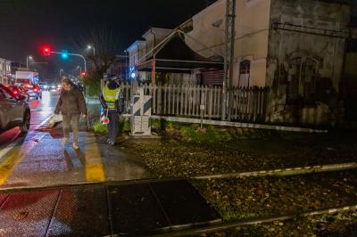 SBARRA ABBATTUTA PASSAGGIO A LIVELLO