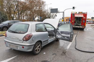 INCENDIO AUTO A METANO VIALE PO