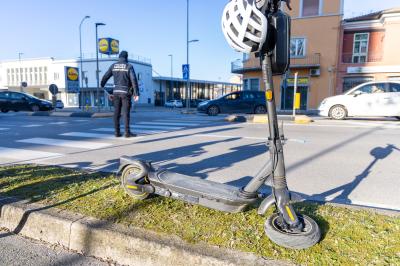 MONOPATTINO INVESTITO VIALE PO