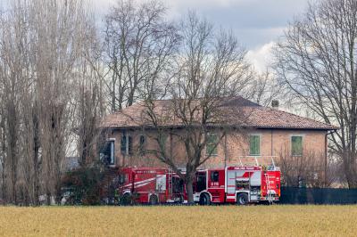 INCENDIO ABITAZIONE GALLO