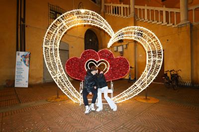 LUMINARIE SAN VALENTINO CENTRO STORICO